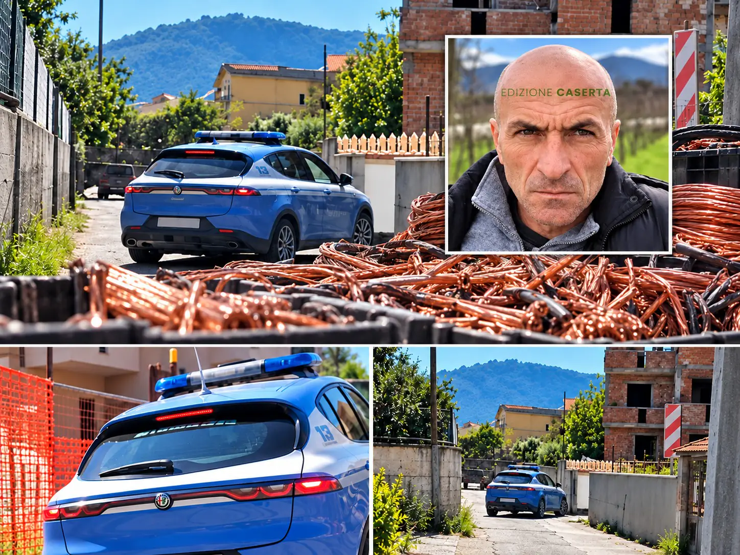 anta Maria a Vico, intervento della Polizia per furto di rame sulla linea ferroviaria