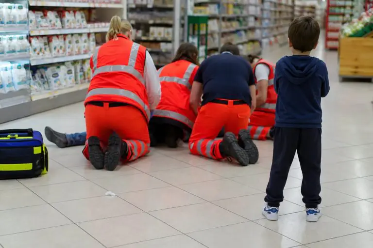 Accusa malore davanti al figlio piccolo e si accascia a terra, choc nel Supermercato
