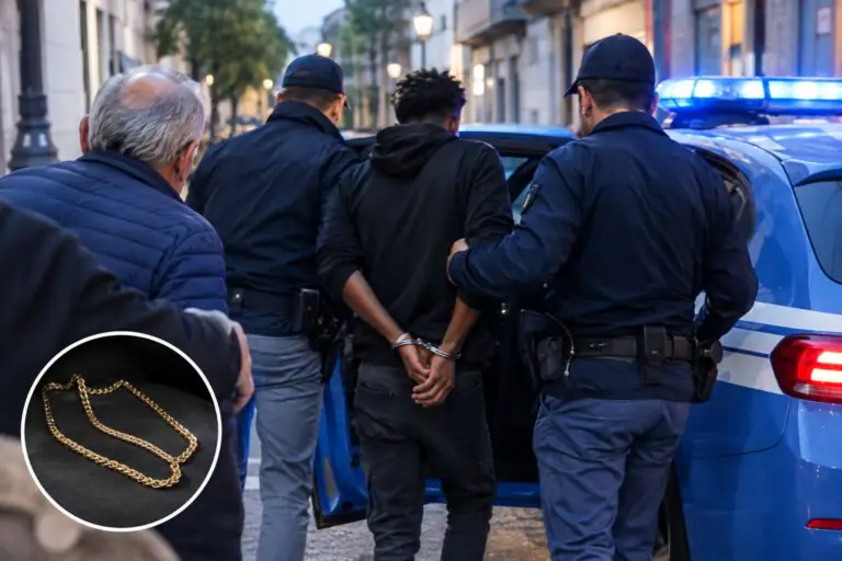 Aggrediscono e strappano due collanine a un uomo in strada, 20enne in manette