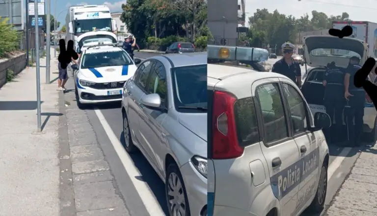 Tir sul Ponte Nuovo nonostante il divieto, blitz della Municipale
