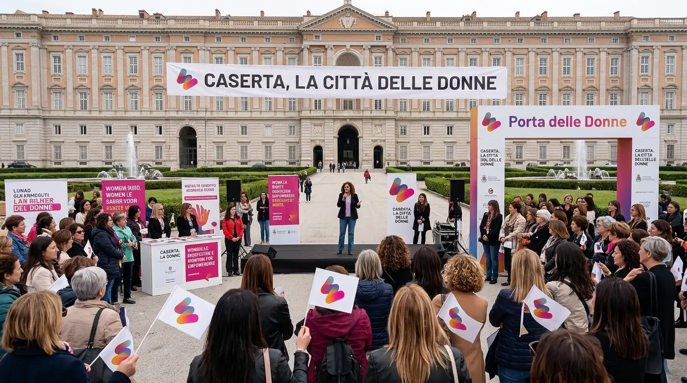 Chiara Francini presenta Caserta, la Città delle Donne 2027
