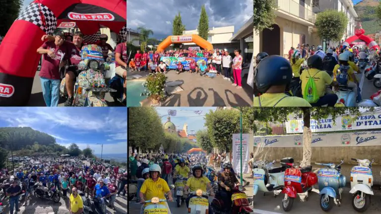 Il mito della Vespa conquista San Felice: in 350 per il raduno nazionale