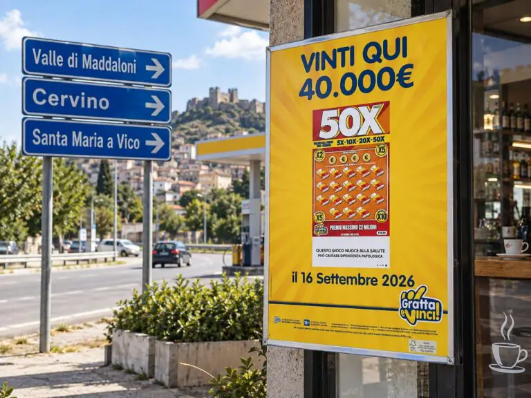 Becca 40 mila euro con un ‘Gratta e Vinci’ nel bar della valle