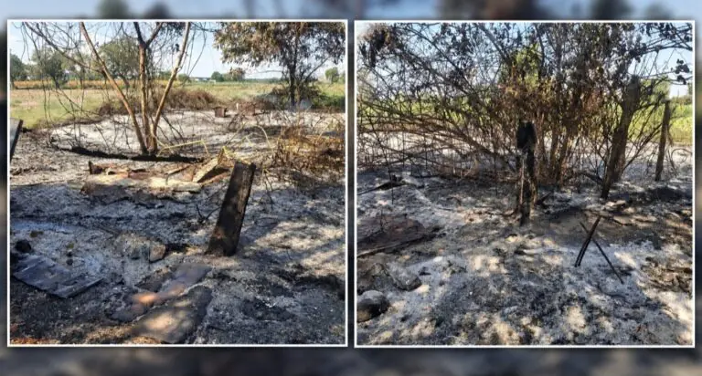 Raid incendiario nelle campagne, fiamme distruggono due case. Coltivazioni incenerite