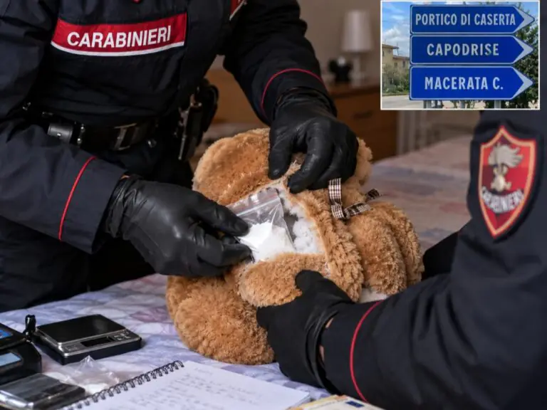 Droga nel peluche, coppia in manette dopo blitz