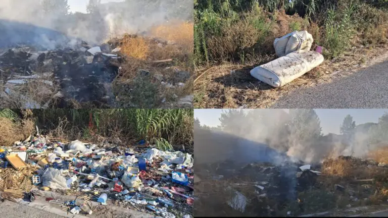 Danno fuoco a rifiuti, fumo invade la zona. Allarme tra i residenti