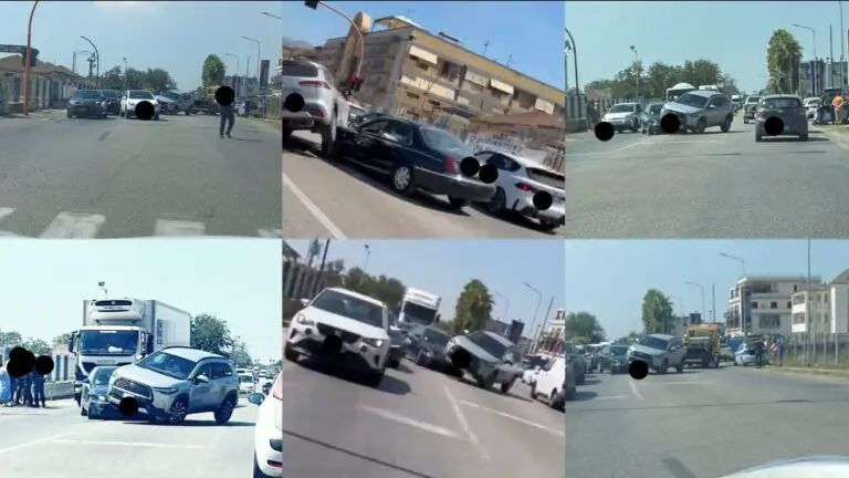 Brutto incidente sulla Nazionale, auto finisce sopra un’altra