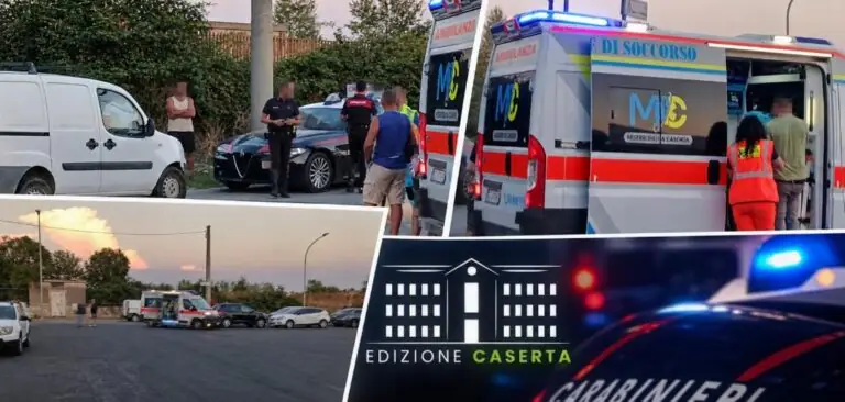 Impatto auto-furgone nei pressi del campo sportivo