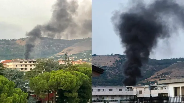 Rogo in un’abitazione, fumo nero sovrasta la zona
