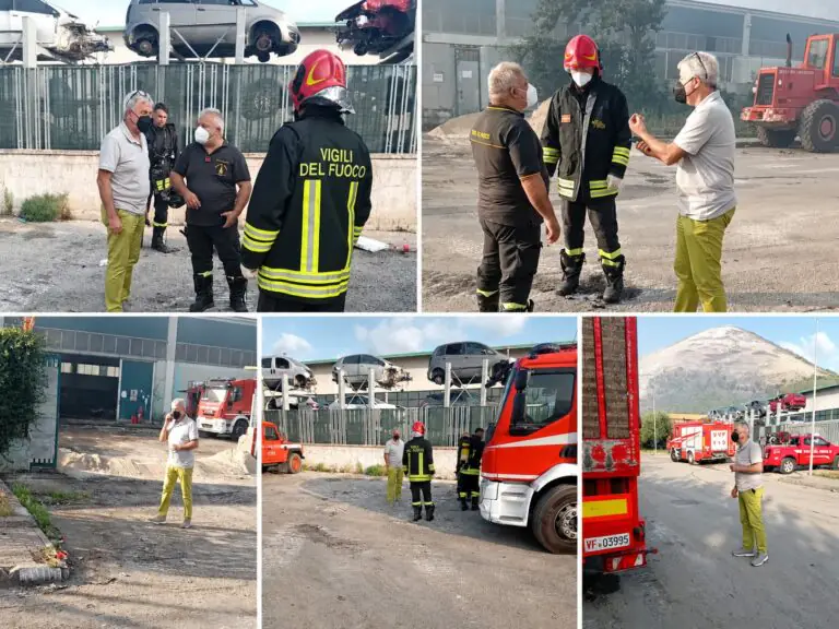 Nuove fiamme ad Airola, Della Rocca sul posto: «Organizzazione da chiarire»