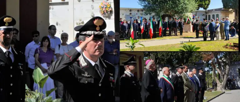 La città ricorda l’eccidio dei 14 Carabinieri: memoria e commozione a 83 anni dalla strage