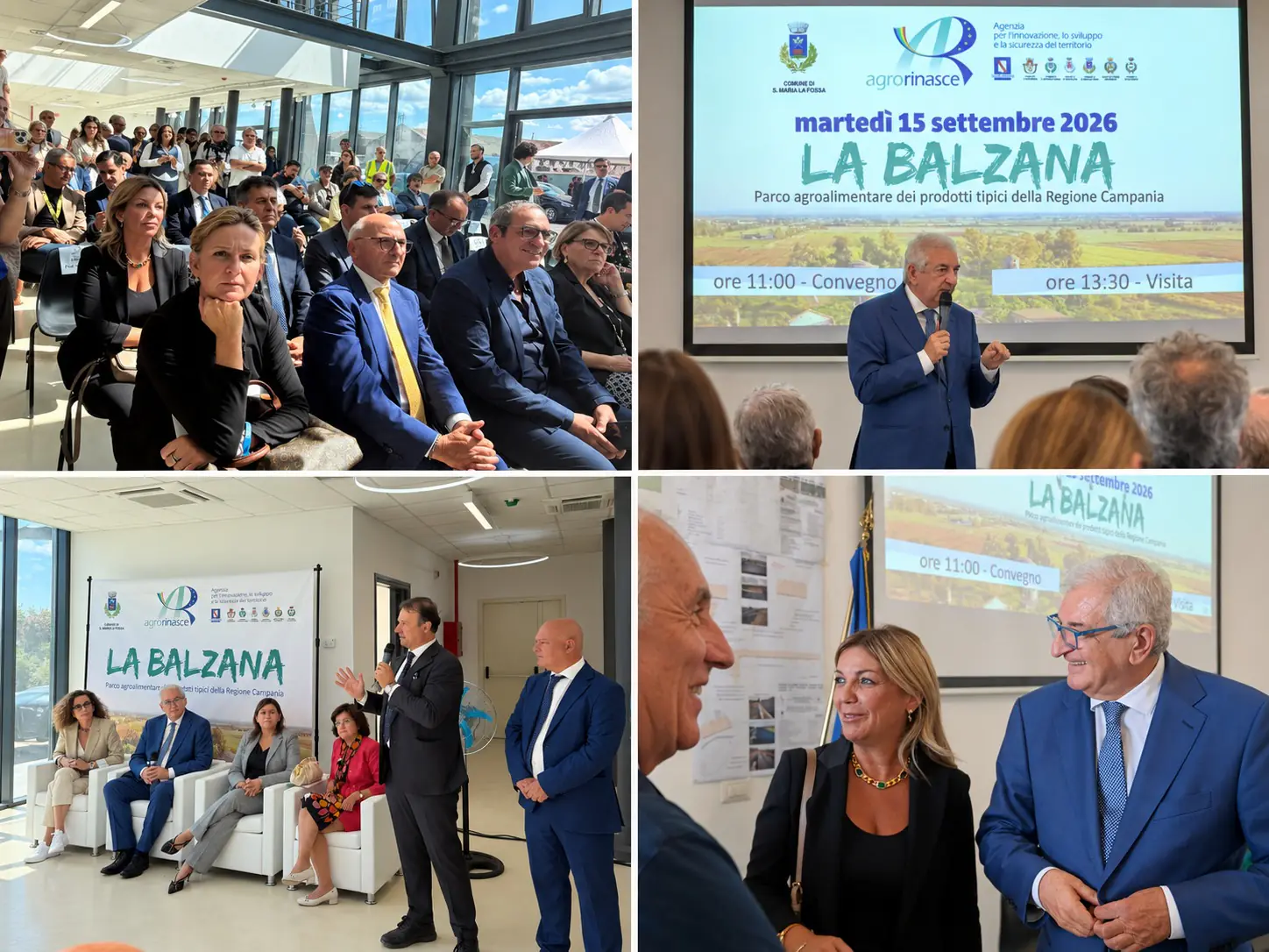 La Balzana santa maria la fossa accoglie ministri e autorità
