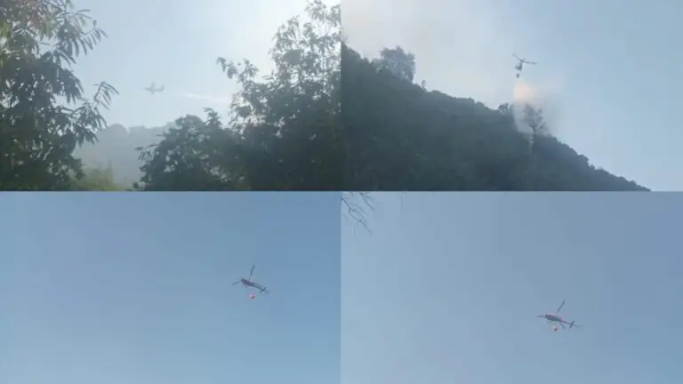 Incendi nella valle: 2 fronti domati, mentre un monte brucia ancora