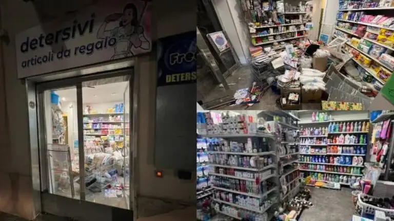 Banditi assaltano negozio e lo devastano: “Fa male vedere così ciò che hai costruito con tanta fatica”