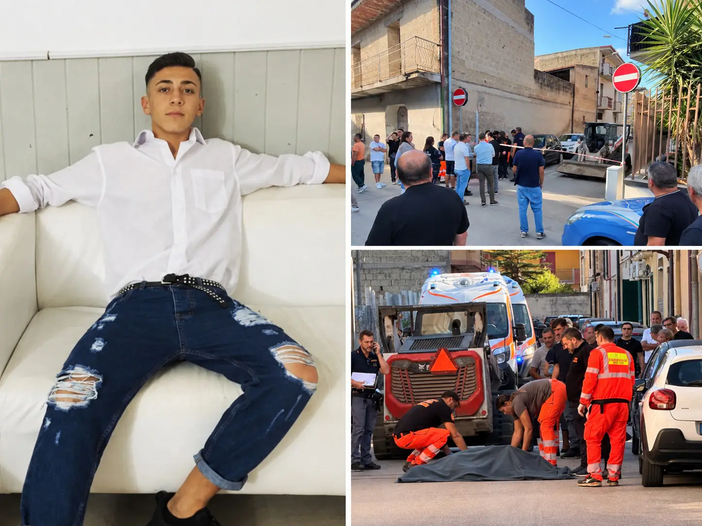 Antonio Coletta morto a 21 anni a Marcianise durante i lavori per la fibra ottica