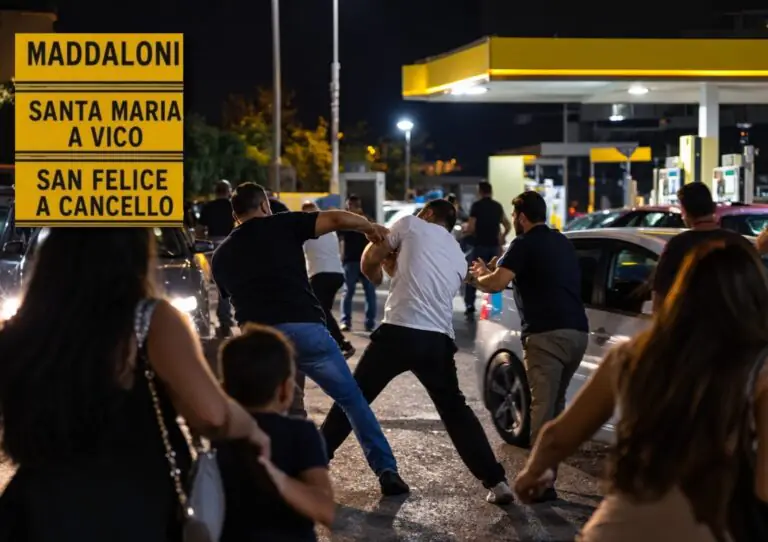 Lite tra automobilisti durante festa del Santo Patrono, paura tra donne e bambini