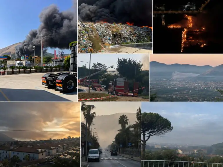 Rogo di Airola, primo responso Arpac: diossine ben oltre il valore di riferimento
