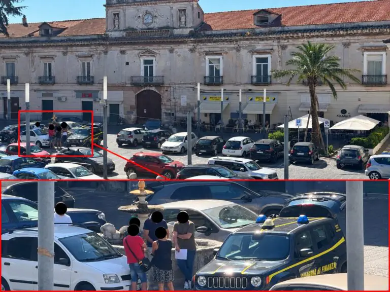 Parcheggiatore abusivo ‘fermato’ dalla Guardia di Finanza davanti all’Asl
