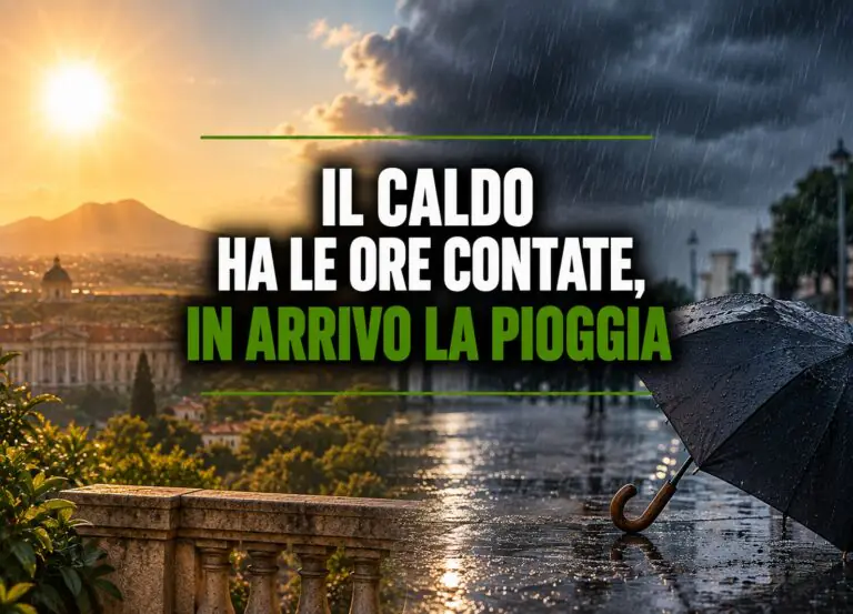 Il caldo ha le ore contate, in arrivo la pioggia: ecco da quando