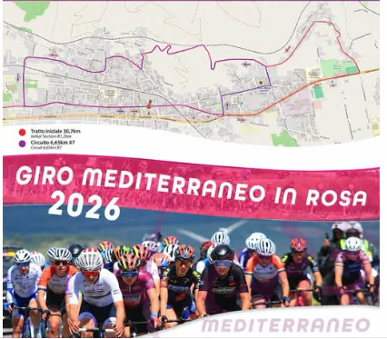 Giro Mediterraneo in Rosa a Santa Maria a Vico
