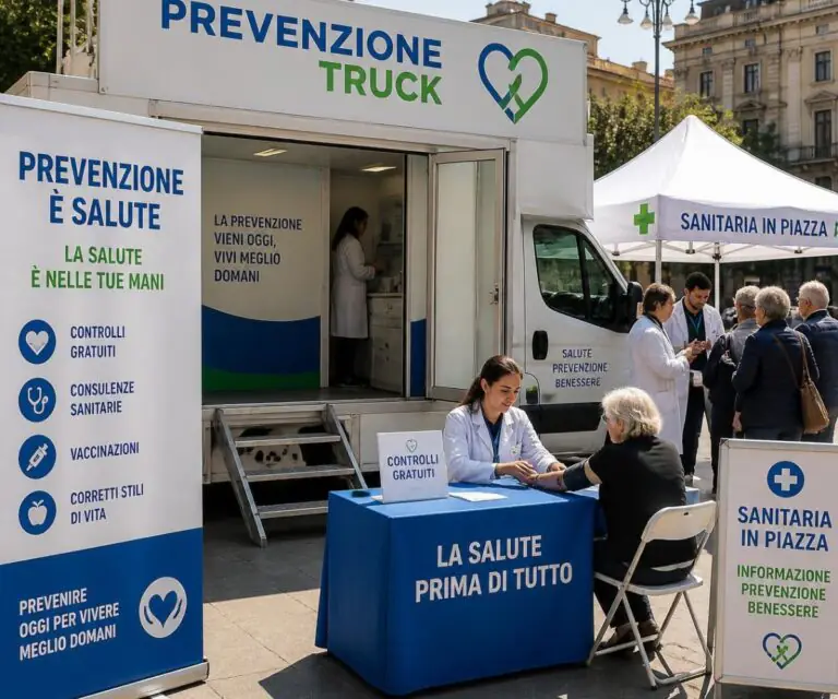 Caserta, il Truck della prevenzione arriva alla festa patronale: il ringraziamento del Comitato