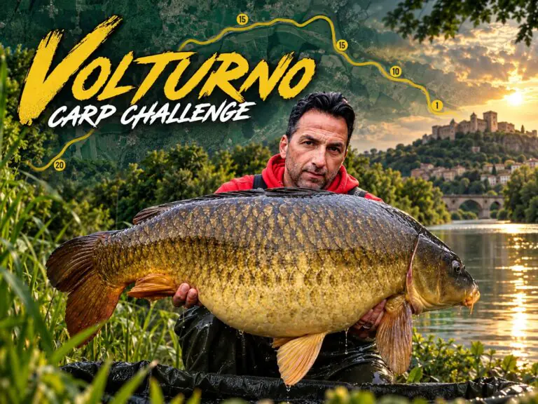 Limatola, il Volturno diventa campo gara: al via la prima Carp Challenge