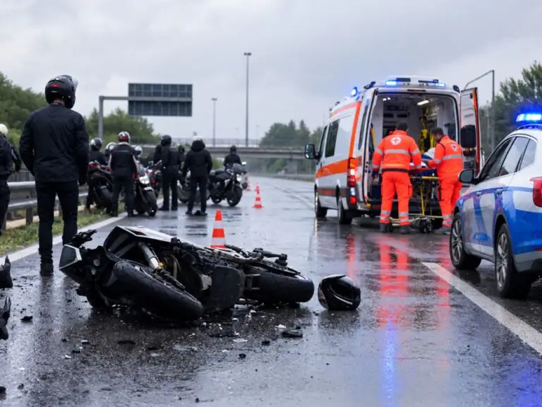 Sbanda e si schianta sull’A1, centauro ferito