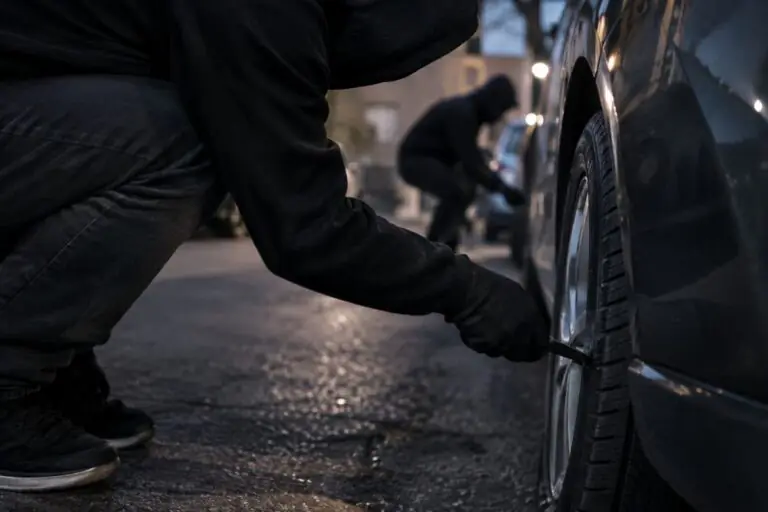 Bucano le ruote delle auto, allarme tra gli automobilisti