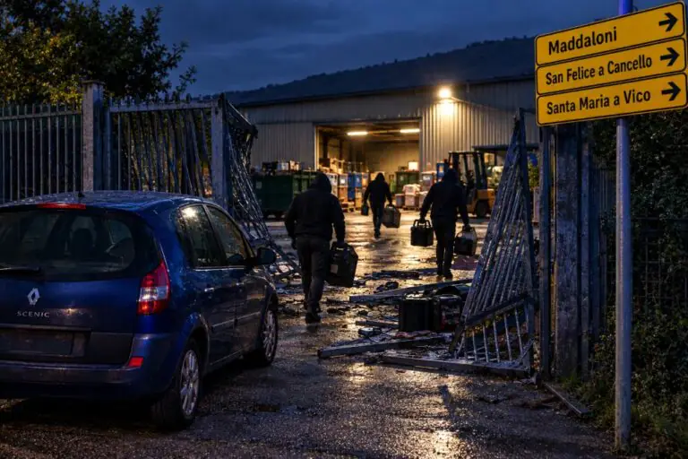Sfondano i cancelli e assaltano azienda, in fuga col bottino. Caccia alla banda