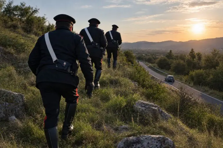 Minaccia di lanciarsi in uno strapiombo: salvato dai carabinieri
