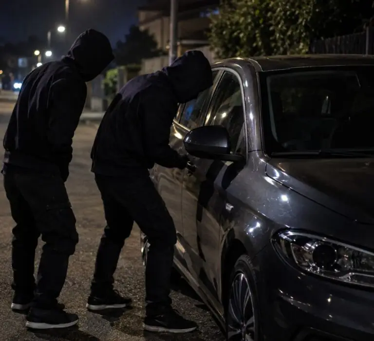 Tentano di rubare un’auto, ma l’antifurto blocca la vettura durante la fuga