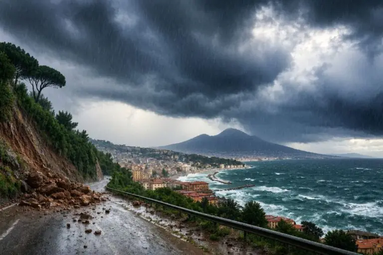 Prorogata allerta meteo sulla Regione: rischio frane e allagamenti