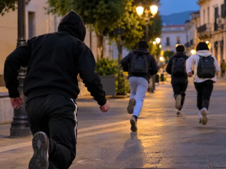 Gira armato di coltello e insegue i giovani, paura in strada