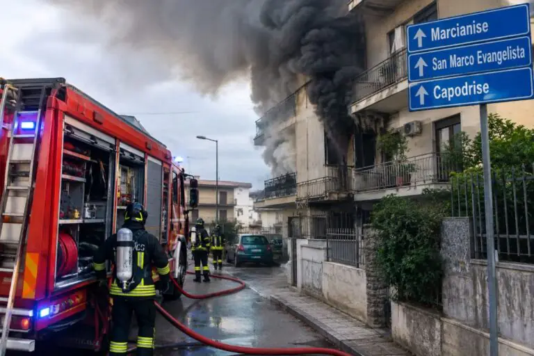 Esplode bombola, rogo in casa con 2 famiglie dentro