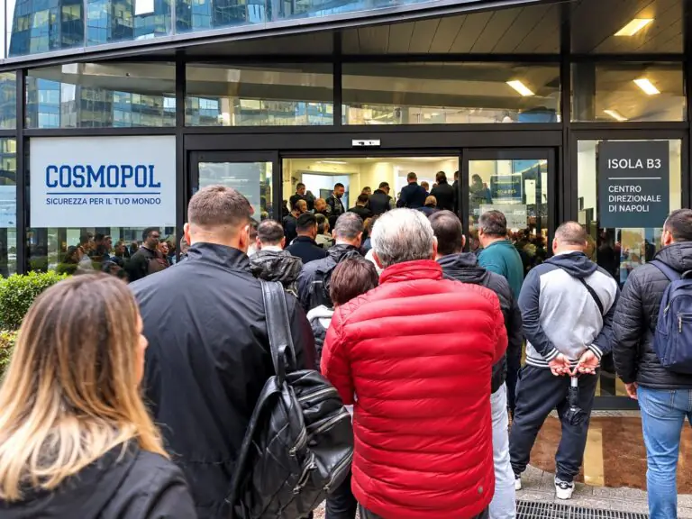 Tutti in fila per un posto di lavoro nella vigilanza privata