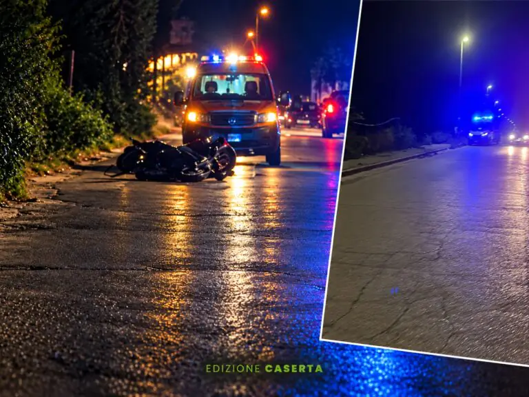 Scooter finisce in una buca, giovane sbalzato sull’asfalto