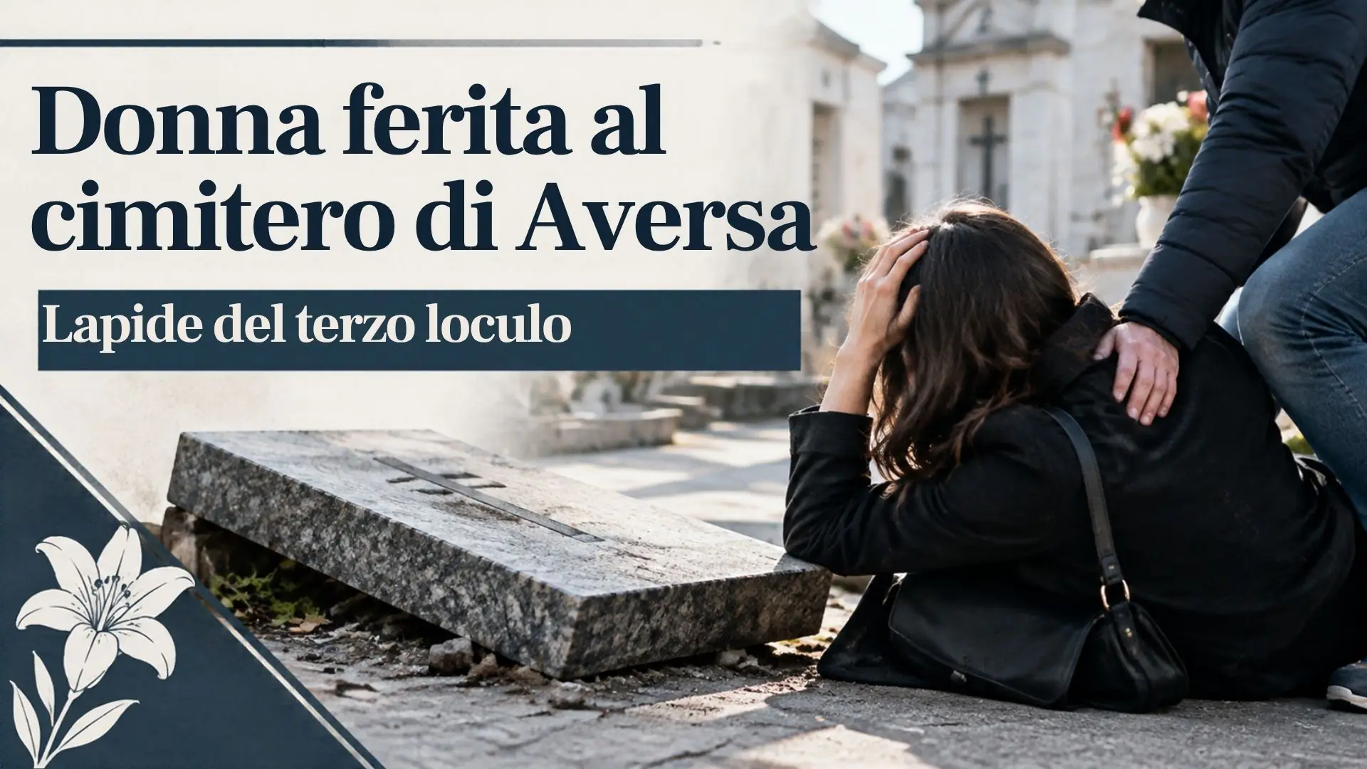 Carmela COLPITA ALLA TESTA DA UN ALAPIDE NEL CIMITERO DI AVERSA