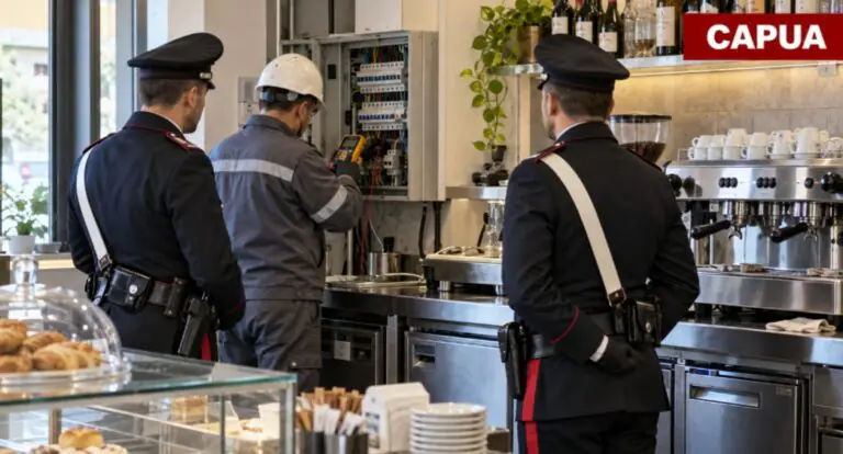 Titolare del bar nei guai dopo blitz dei carabinieri: ecco cosa hanno trovato