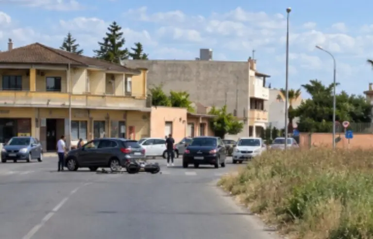 Auto contro moto, paura sulla Circumvallazione: per centauro si teme il peggio