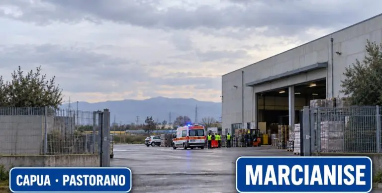 Cade giù da 3 metri, paura nell’azienda di logistica