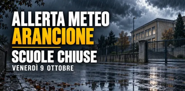 Allerta meteo, un’altra grande città chiude le scuole. L’elenco