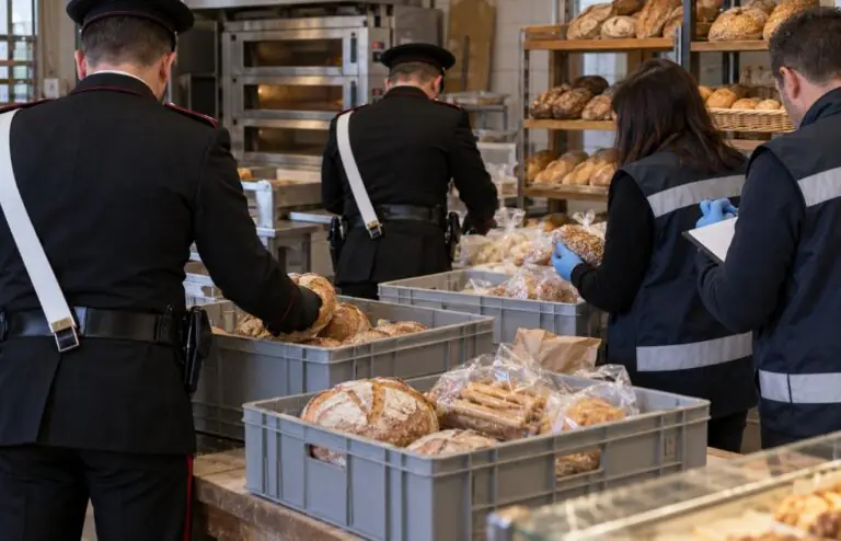 Insetti e larve nel panificio, sequestrati 5 quintali di prodotti