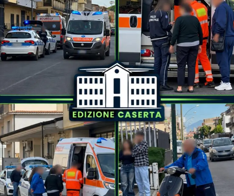 Giovane giù dallo scooter dopo manovra, paura in centro