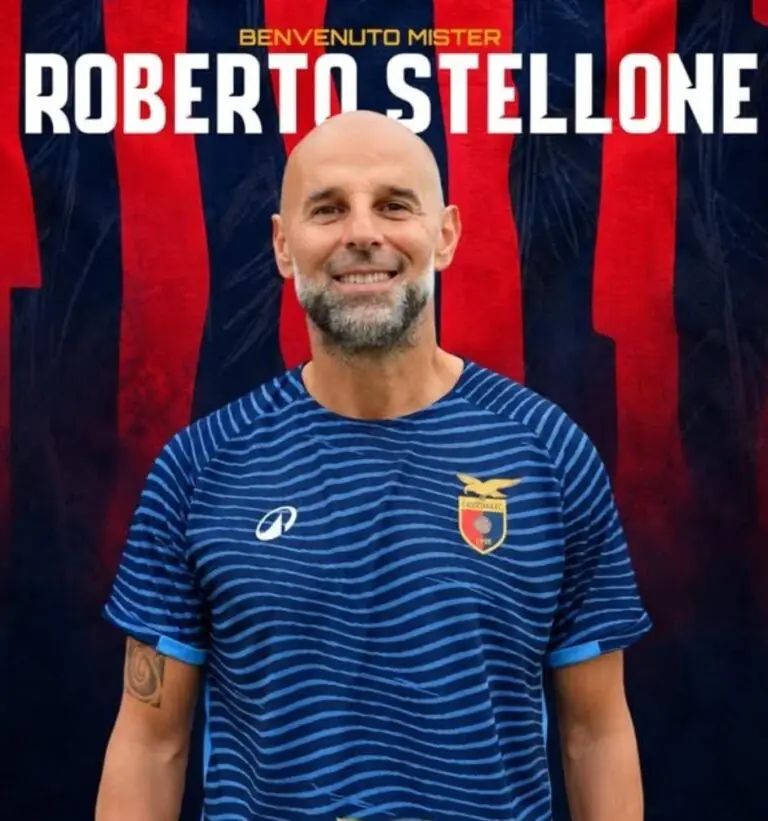 I falchetti hanno il loro tecnico : Roberto Stellone è il nuovo allenatore della Casertana