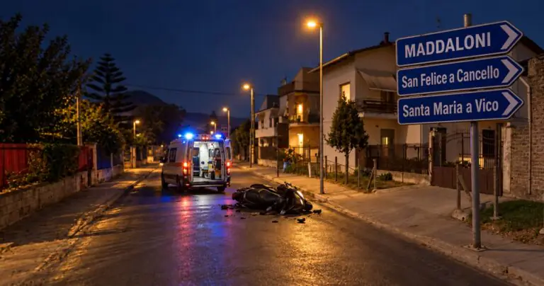 Terribile incidente in moto: 18enne sbalzato e trasportato d’urgenza