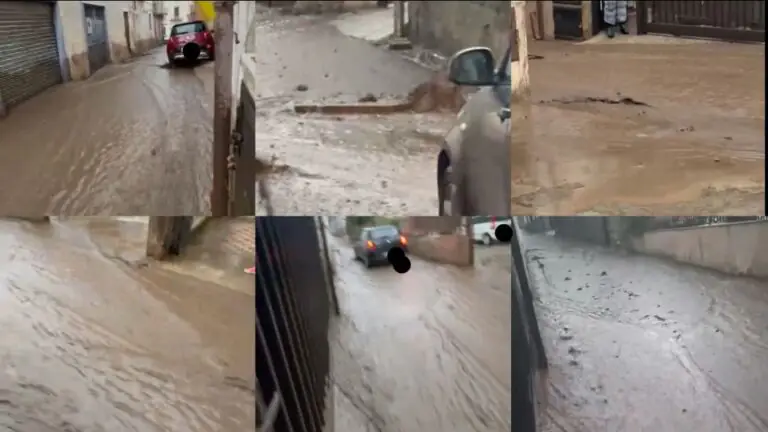 Maltempo, fiume di fango nella frazione