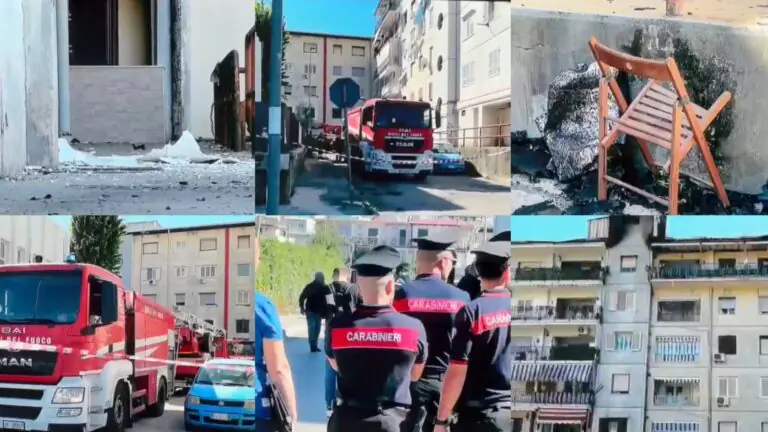 Palazzo in fiamme, 8 famiglie restano senza casa