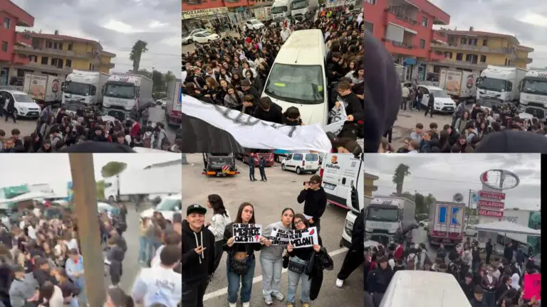 Proteste contro il caro vita: studenti scendono in strada al fianco degli autotrasportatori