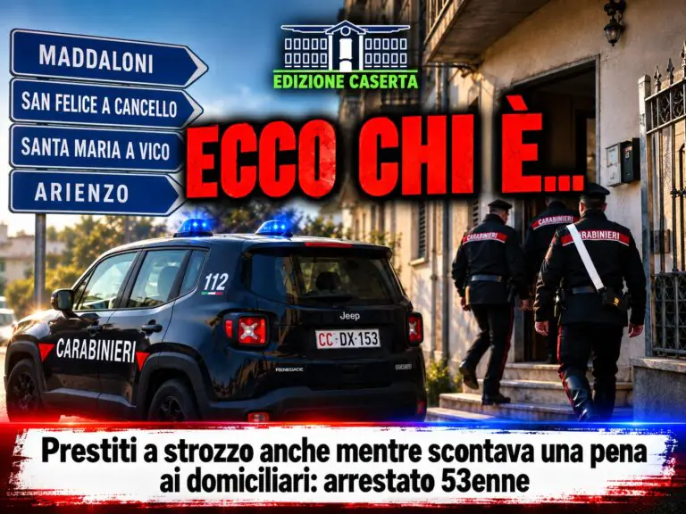 Prestiti a strozzo anche mentre scontava una pena ai domiciliari: arrestato 53enne
