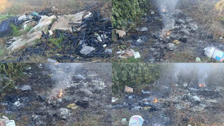 Rifiuti a fuoco nei pressi del “Ring Verde”, fumo visibile dalla superstrada